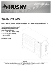Husky HOEC5210B12M Use And Care Manual