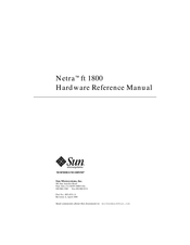 Sun Microsystems Netra ft 1800 Hardware Reference Manual