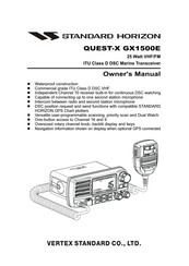 Standard Horizon QUEST-X GX1500E Owner's Manual