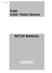 Omron F400 Setup Manual