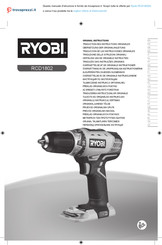 Ryobi RCD18022L Original Instructions Manual