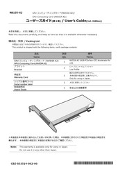 NEC N8105-62 User Manual