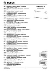 Bosch HMP 0002 A Installation Manual
