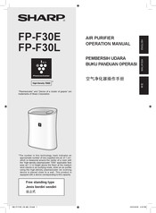 Sharp FP-F30E Operation Manual