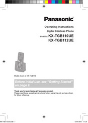 Panasonic KX-TGB112UE Operating Instructions Manual