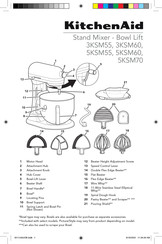 KitchenAid 5KSM60 Manual