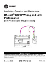 Trane BACnet MS/TP Installation, Operation And Maintenance Manual