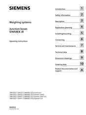 Siemens SIWAREX JB Operating Instructions Manual