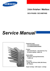 Samsung SCX-MBT40S Service Manual