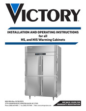 Victory HIS-2D-1-XH Installation And Operating Instructions Manual