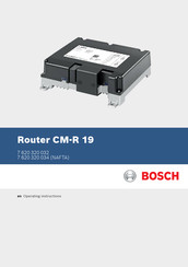Bosch CM-R 19 Operating Instructions Manual