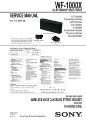 Sony BC-WF1000X Service Manual