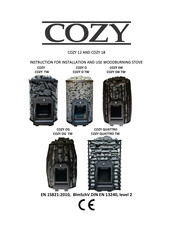 COZY 12 OG Instructions For Installation And Use Manual