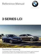 BMW LCI 3 2015 Series Operating Manual