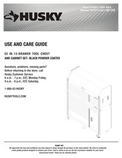 Husky HOTC5213B1OS Use And Care Manual