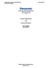 Panasonic RD-AA8190-01 Instruction Manual
