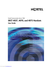 Nortel DECT 4027 User Manual