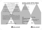 Midland XT70 PRO Quick Manual