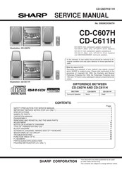 Sharp CD-C607H Service Manual