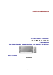 Panasonic CQ-VD6503W Instruction Manual