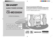 Sharp CD-MD3000H Operation Manual