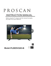 ProScan PLDEDV3283-B Instruction Manual