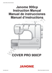 Janome COVER PRO 900CP Instruction Manual