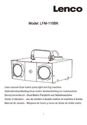 LENCO LFM-110BK User Manual