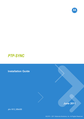 Motorola PTP-SYNC Installation Manual
