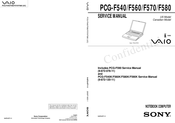 Sony PCG-F580 Service Manual