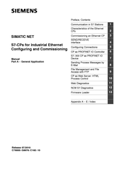 Siemens SIMATIC NET S7-CPs Configuring And Installing