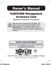 Tripp Lite TLNETCARD Owner's Manual