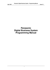 Panasonic DBS Series Programming Manual