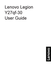 Lenovo Y27qf-30 User Manual