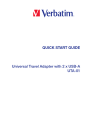 Verbatim UTA-01 Quick Start Manual