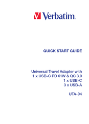 Verbatim UTA-04 Quick Start Manual