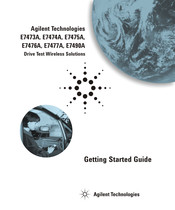 Agilent Technologies E7474A Getting Started Manual