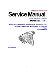 Panasonic NV-DS150B Service Manual