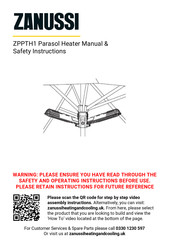 Zanussi ZPPTH1 Manual & Safety Instructions