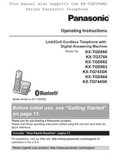 Panasonic KX-TGD58 M2 Series Operating Instructions Manual