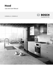 Bosch HCB56651UC Use And Care Manual