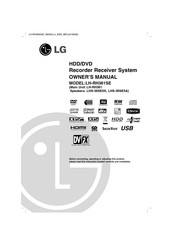 LG LH-RH361 Owner's Manual