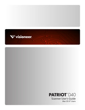 Visioneer PATRIOT PD40-U User Manual