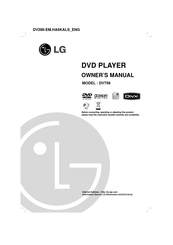 LG DV758 Owner's Manual