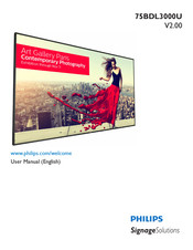 Philips 75BDL3000U User Manual