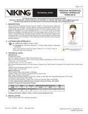 Viking FREEDOM VK466 Technical Data Manual