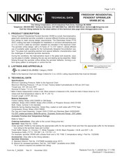 Viking 13230FD Technical Data Manual