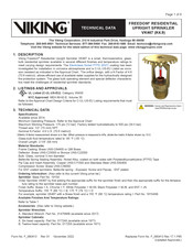 Viking 19154MD/W Technical Data Manual