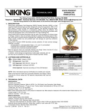 Viking 10284AE Technical Data Manual