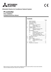 Mitsubishi PAC-YG60 MCA-J Installation Instructions Manual